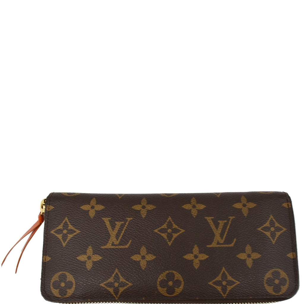 Louis Vuitton Clemence Womens Long Wallets 2023 Ss, Brown