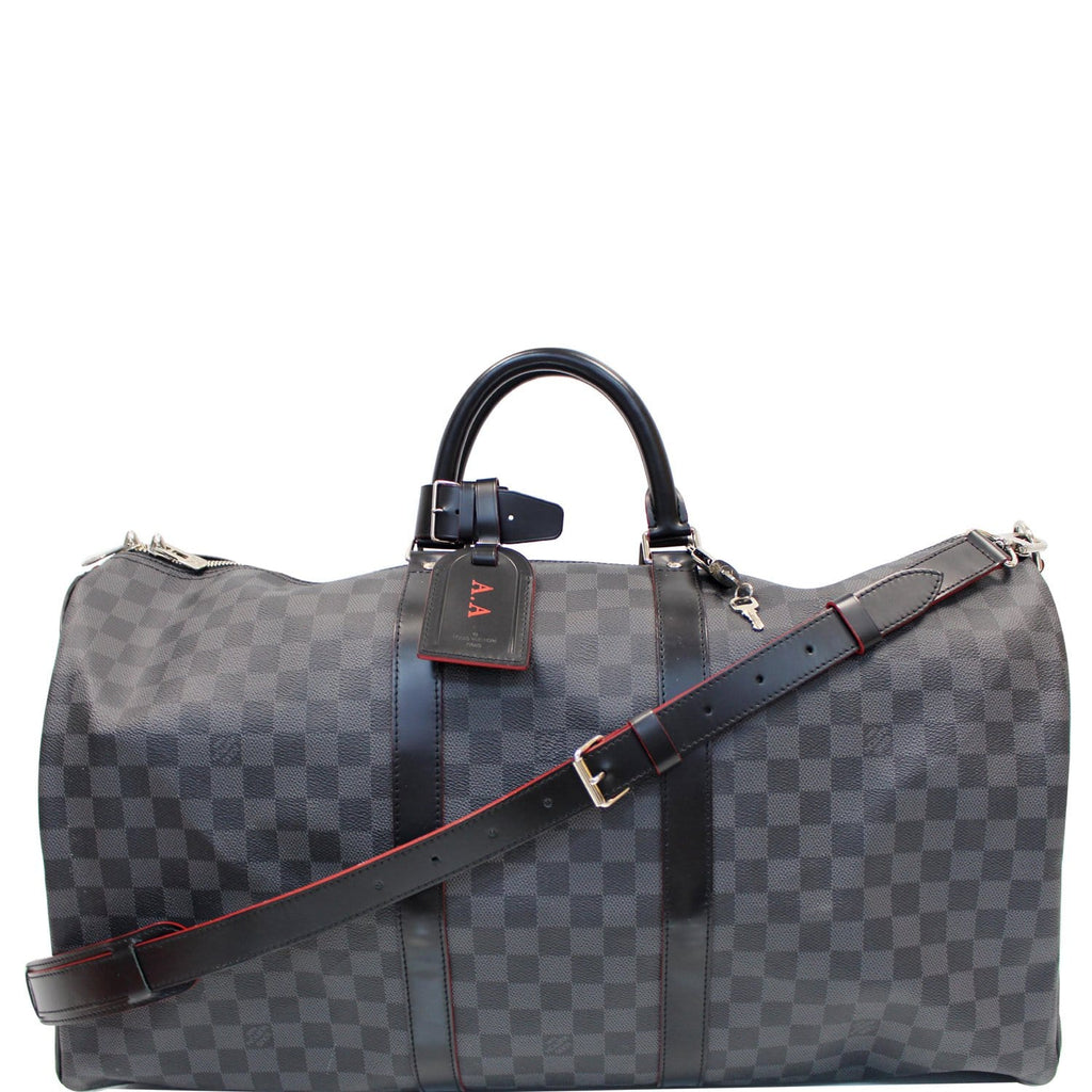 Louis Vuitton Black Damier Graphite Overnight Bag QJB02O3KKB005