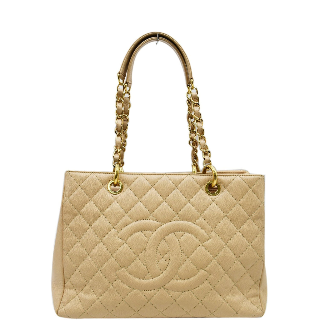 Chanel Beige Caviar Grand Shopper Tote GST Bag GHW – Boutique Patina