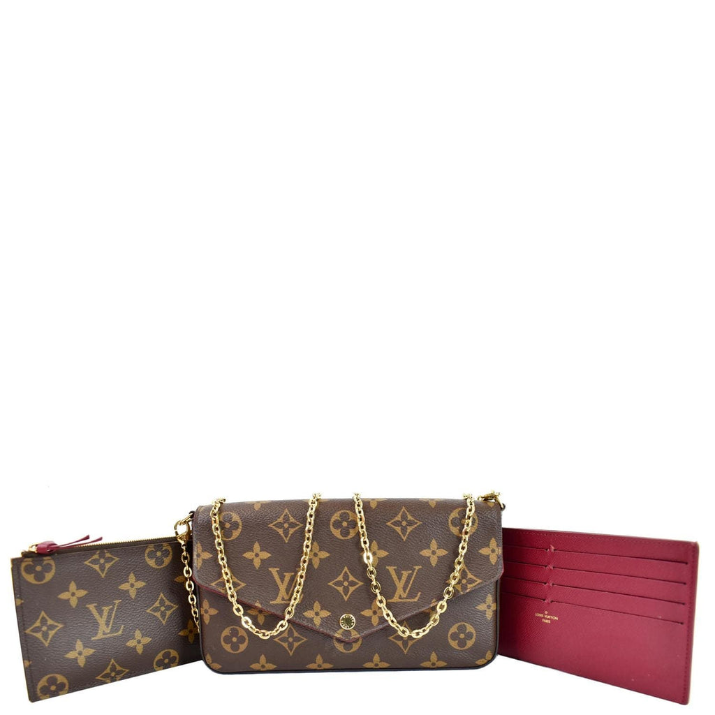 Louis Vuitton Monogram Pochette Felicie - Brown Clutches, Handbags -  LOU101723