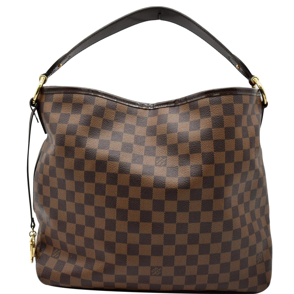 LOUIS VUITTON Bobby bag in brown glazed leather stamped…