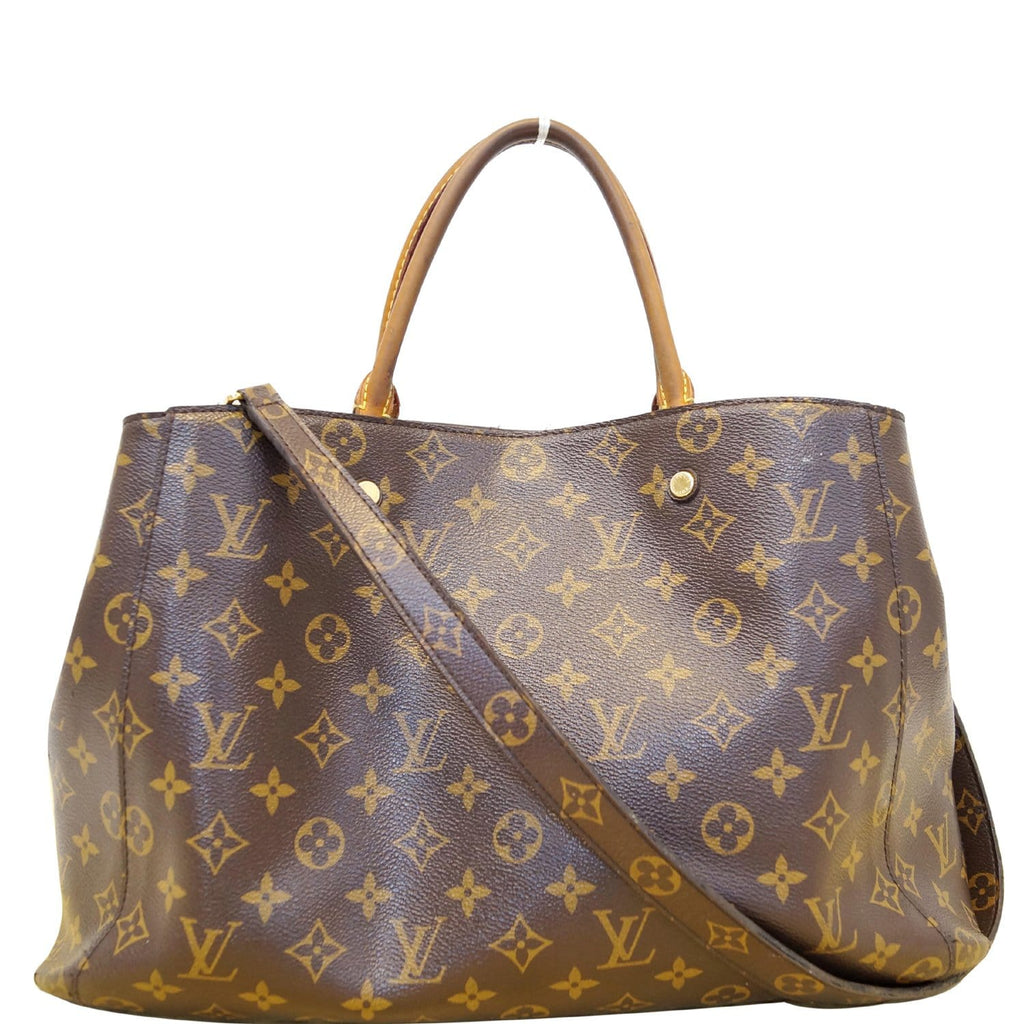 Louis Vuitton Montaigne Handbag Monogram Canvas GM - ShopStyle Tote Bags