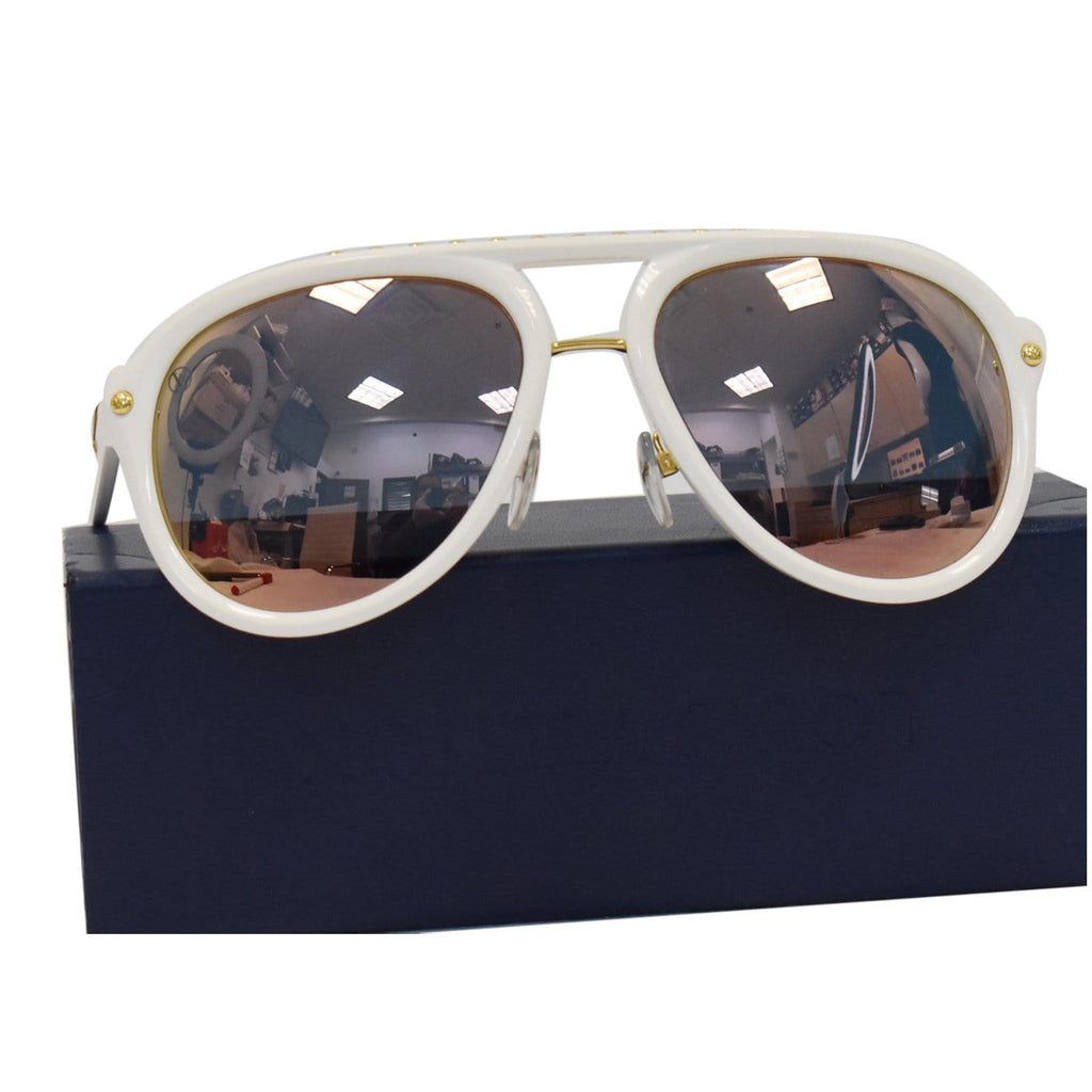 LOUIS VUITTON Serpico Sunglasses Z2357W White