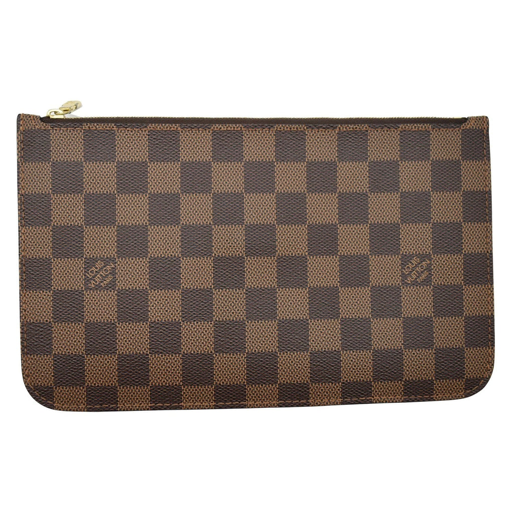 Louis Vuitton Zip Pochette Pouch Wrislet from Neverfull MM in Damier Ebene  - SOLD