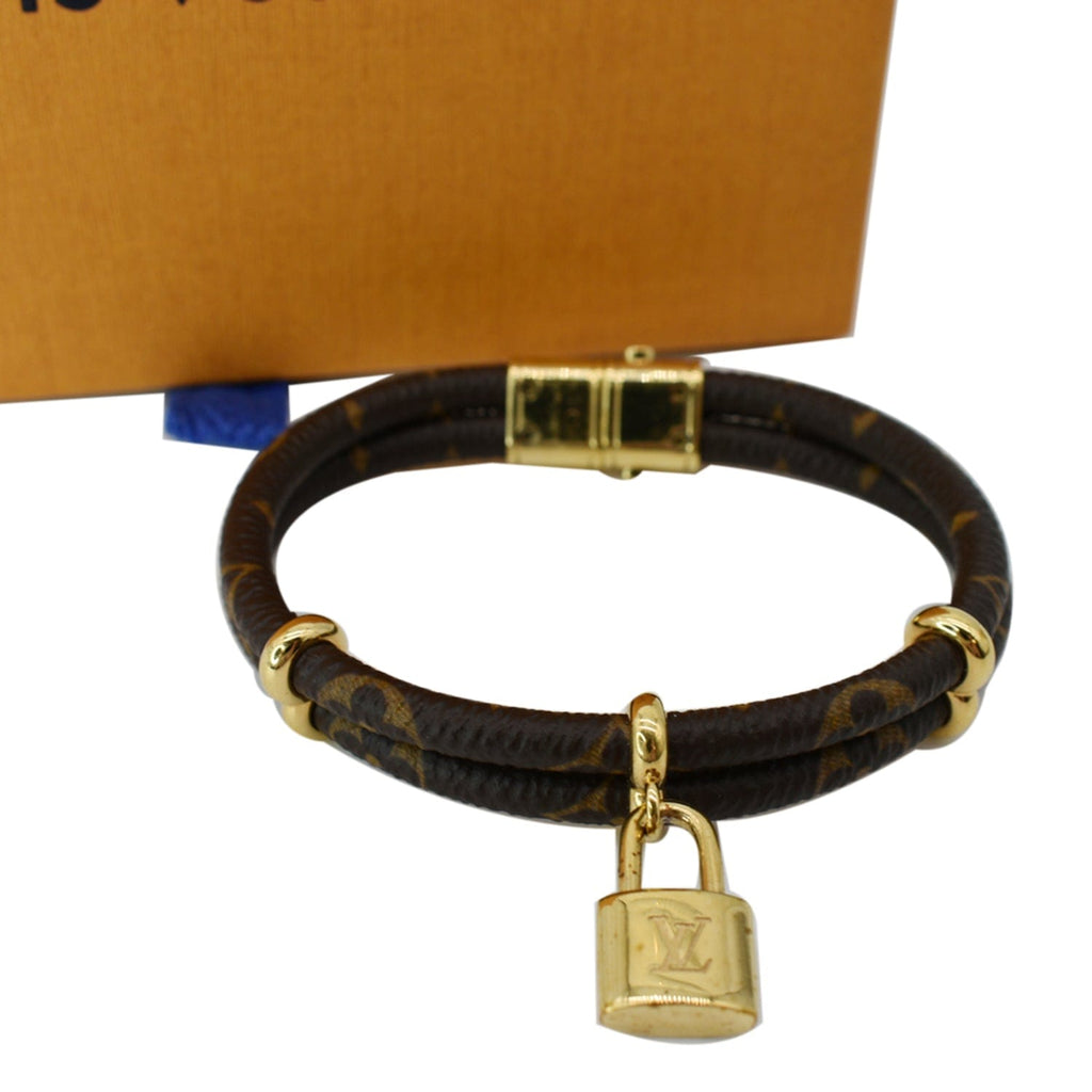 Keep It Double Leather Bracelet - Luxury Monogram Canvas Brown
