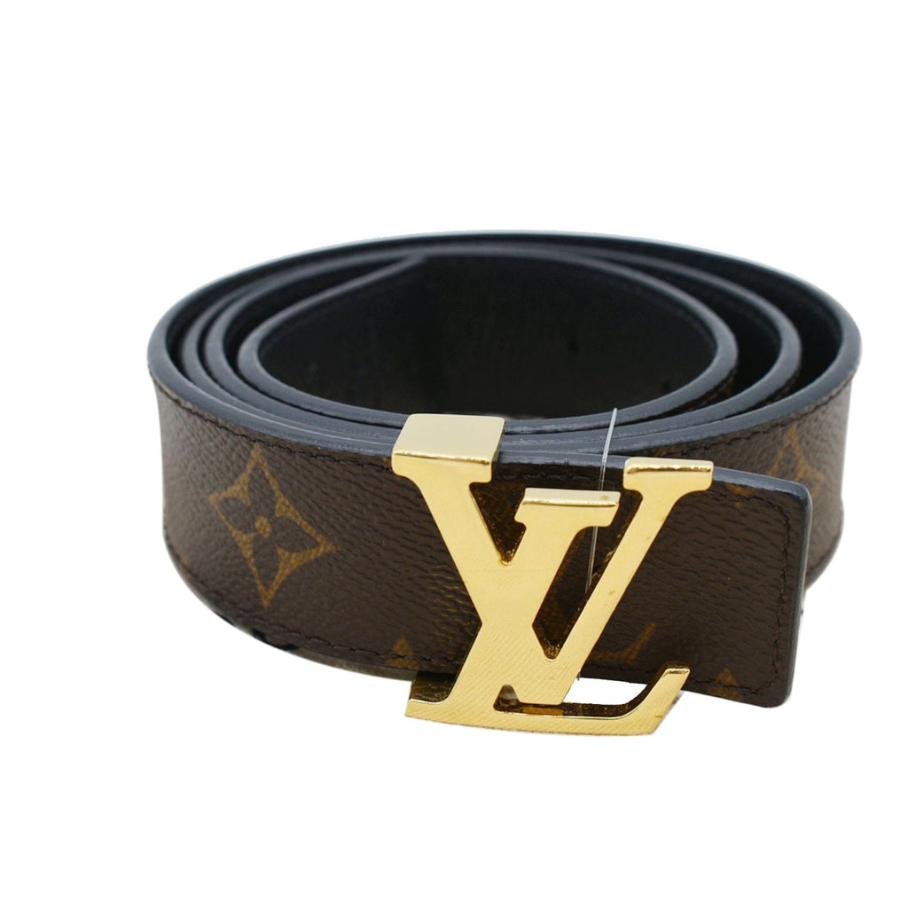 Louis Vuitton Signature Chain Belt Monogram 35MM Brown in Canvas with Aged  Gold-tone - IT