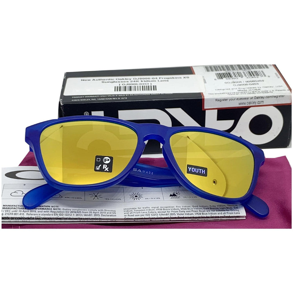 Oakley frogskins 24k iridium best sale