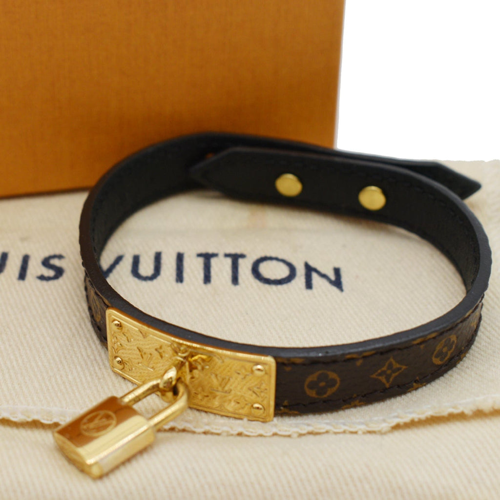 Louis Vuitton Crazy In Lock Bracelet Monogram Canvas with Metal Brown  1255643