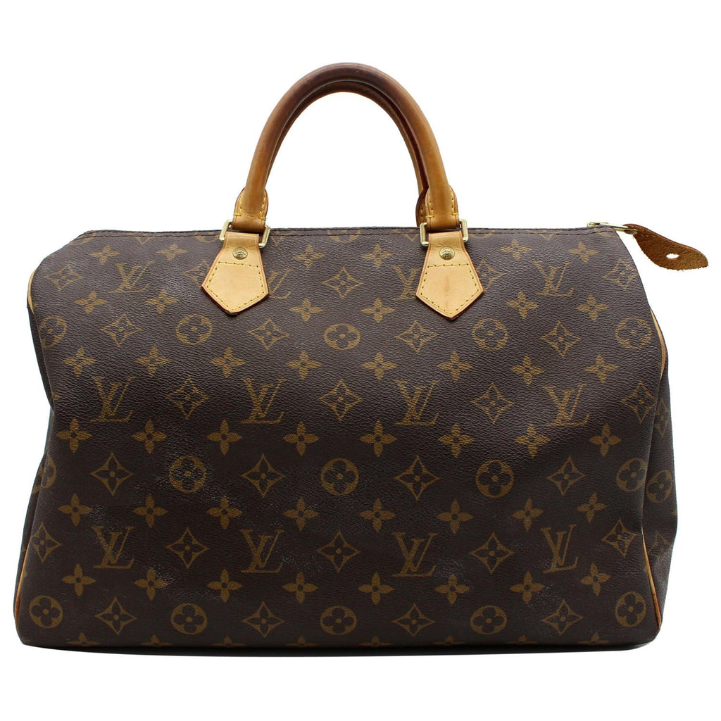 Louis Vuitton Monogram Brown Speedy 35 Satchel - A World Of Goods For You,  LLC