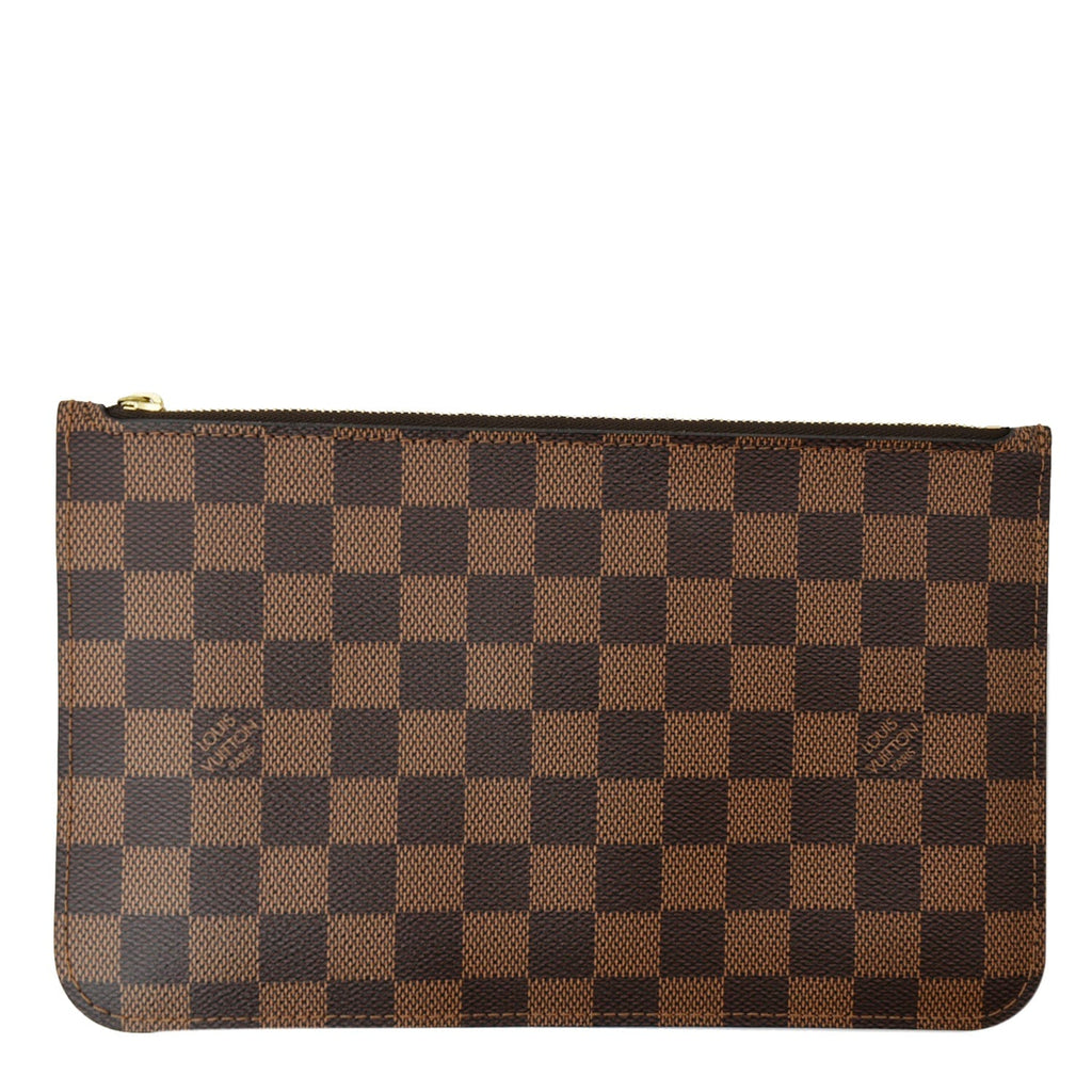 LOUIS VUITTON Damier Ebene Neverfull MM GM Pochette 1312277