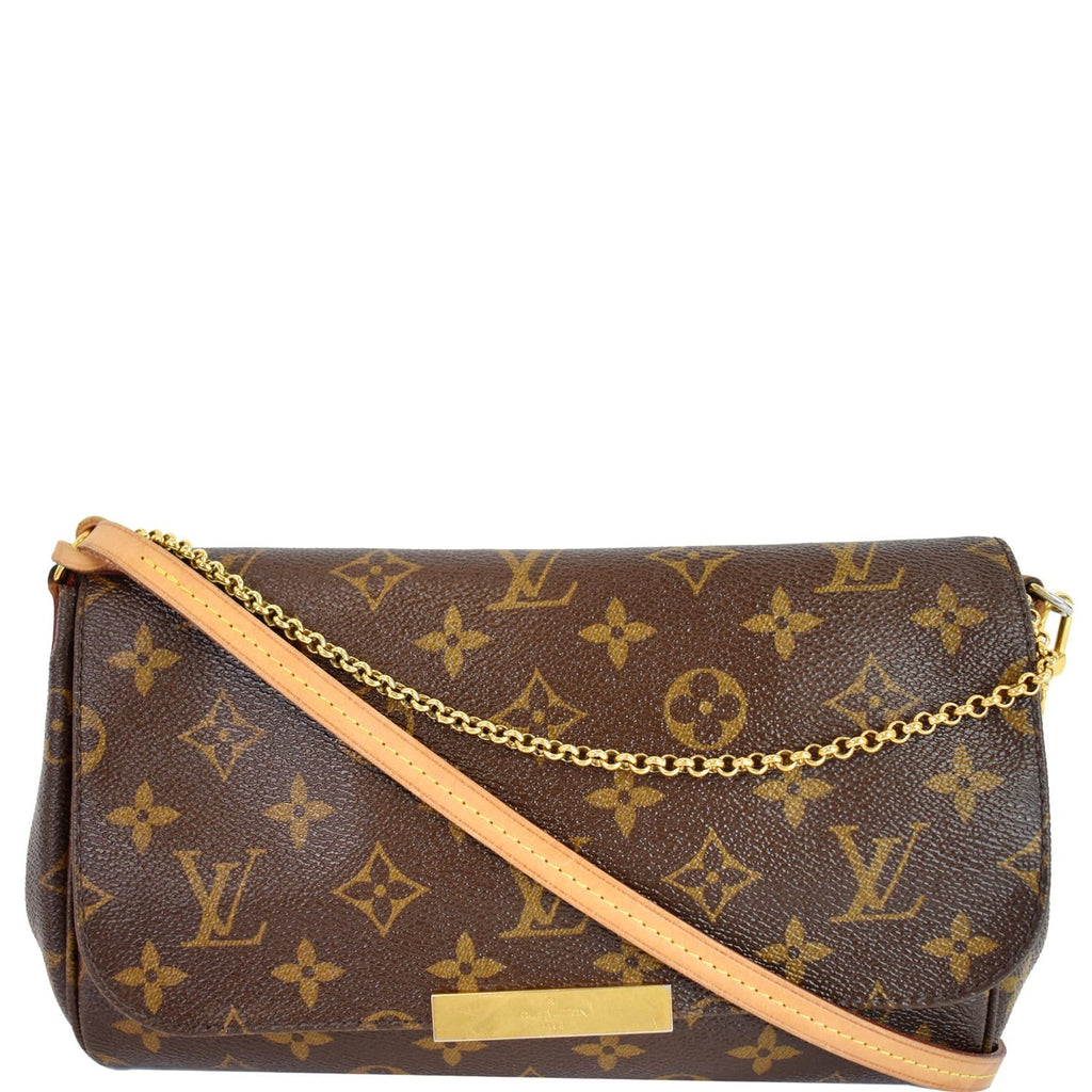 Favorite leather crossbody bag Louis Vuitton Brown in Leather - 38671998