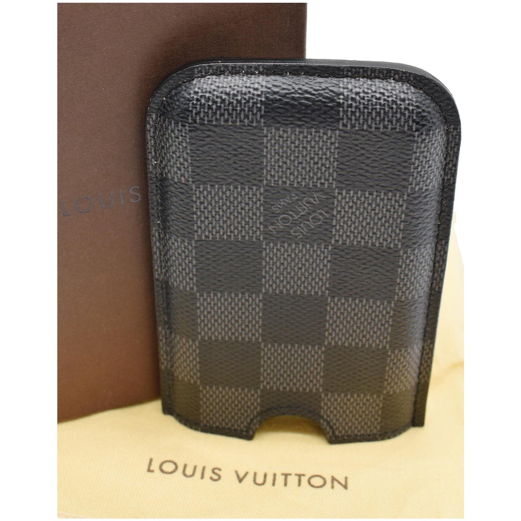 Louis Vuitton Black Damier Graphite iPhone 3G Case or Card Holder