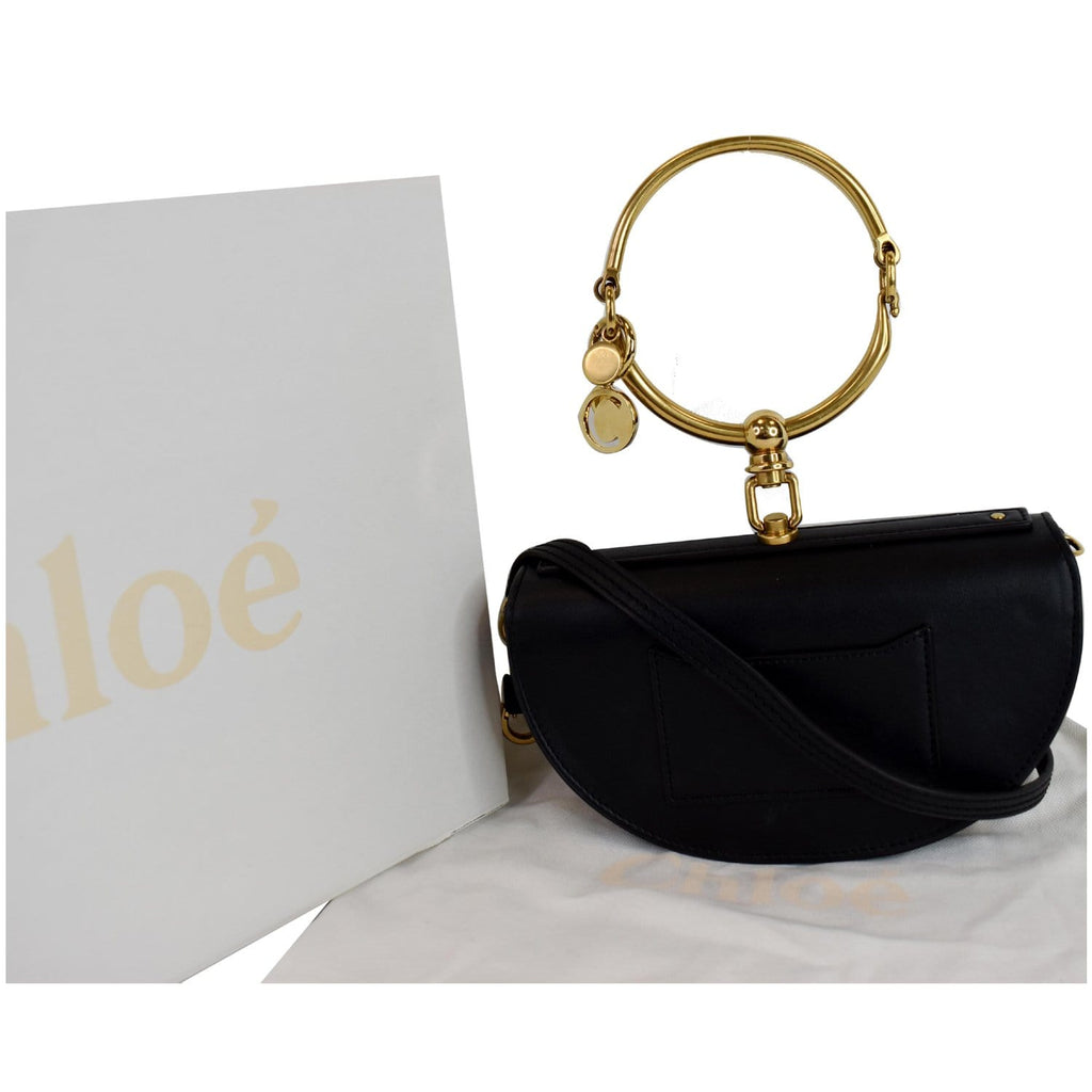 Chloé Nile Minaudiere Black Leather ref.170285 - Joli Closet