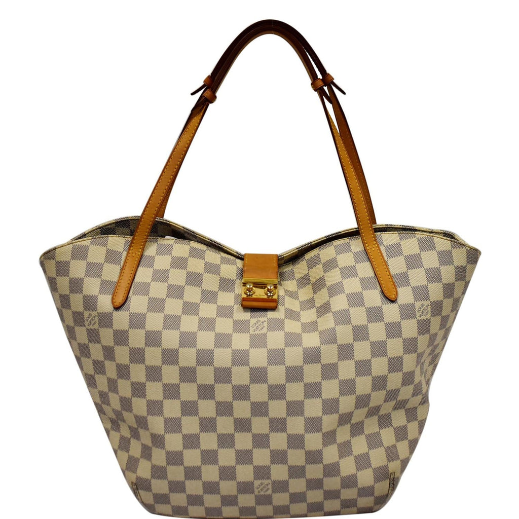 Louis Vuitton Damier Azur Salina PM Tote Shoulder Bag 40lk76s