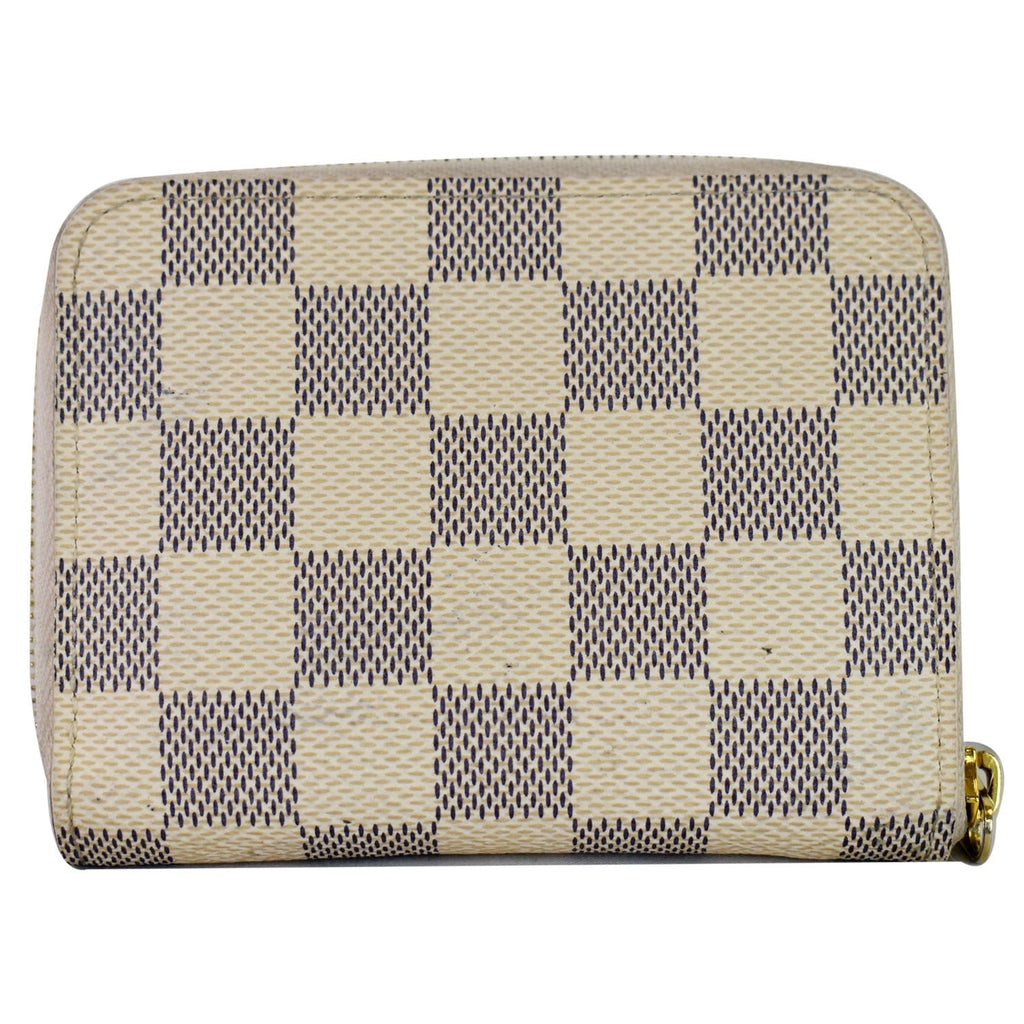 Damier Azur Canvas Zippy Wallet (Authentic Pre-Owned)