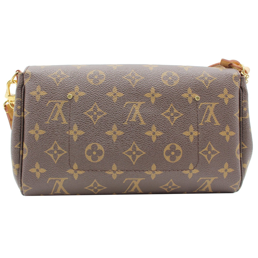 Favorite cloth handbag Louis Vuitton Brown in Cloth - 26441279