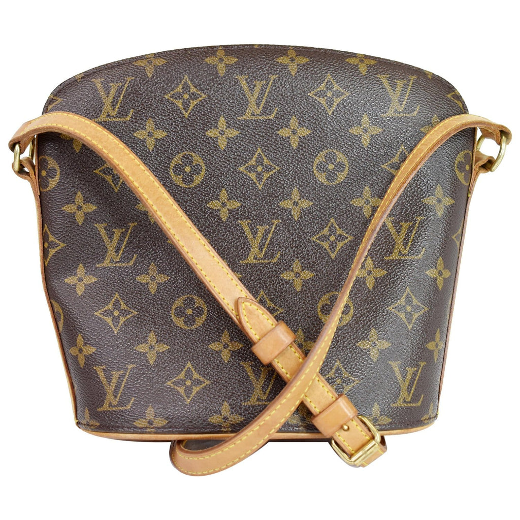 Drouot leather crossbody bag Louis Vuitton Brown in Leather - 29500634