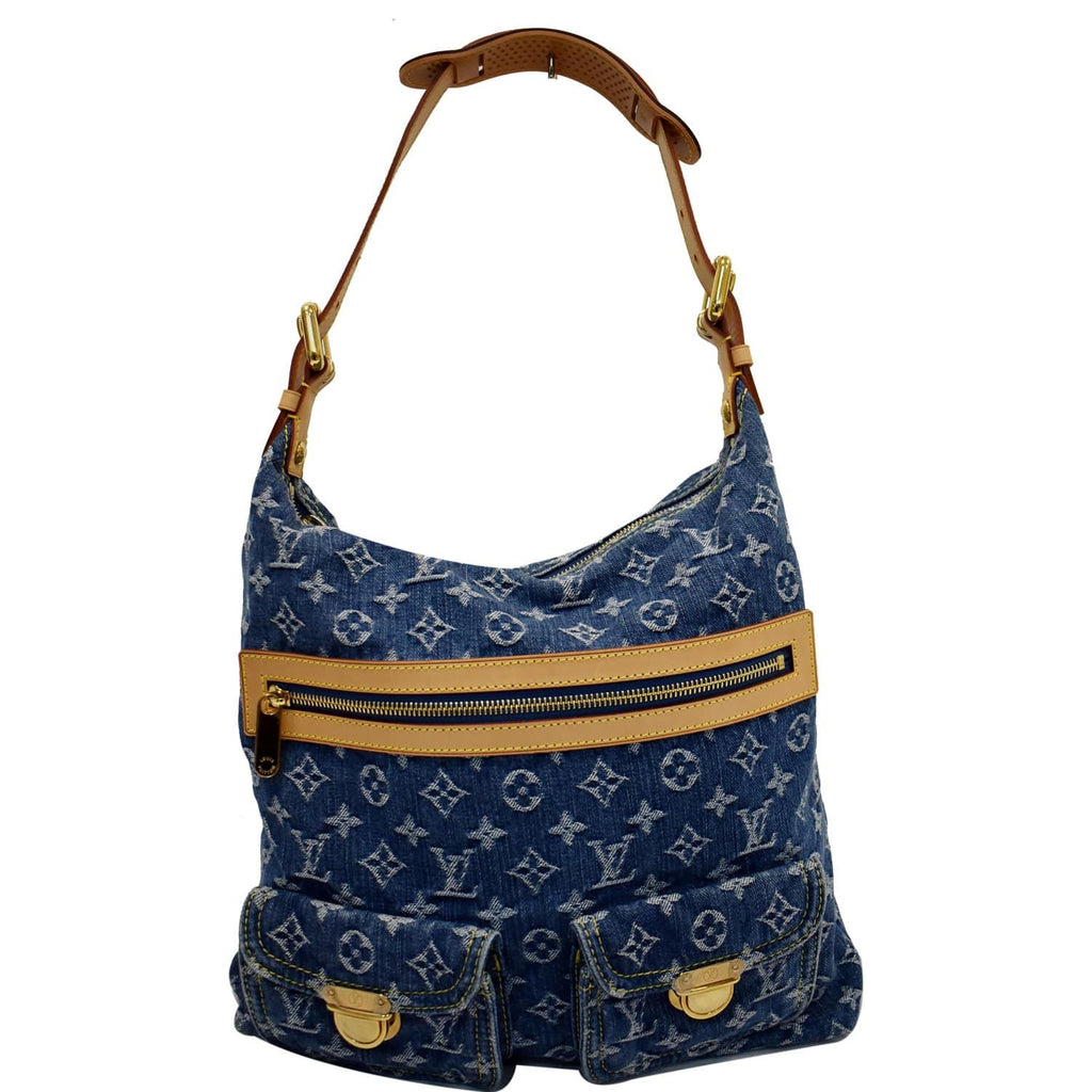 Louis Vuitton Monogram Denim Baggy GM - Blue Hobos, Handbags - LOU797492