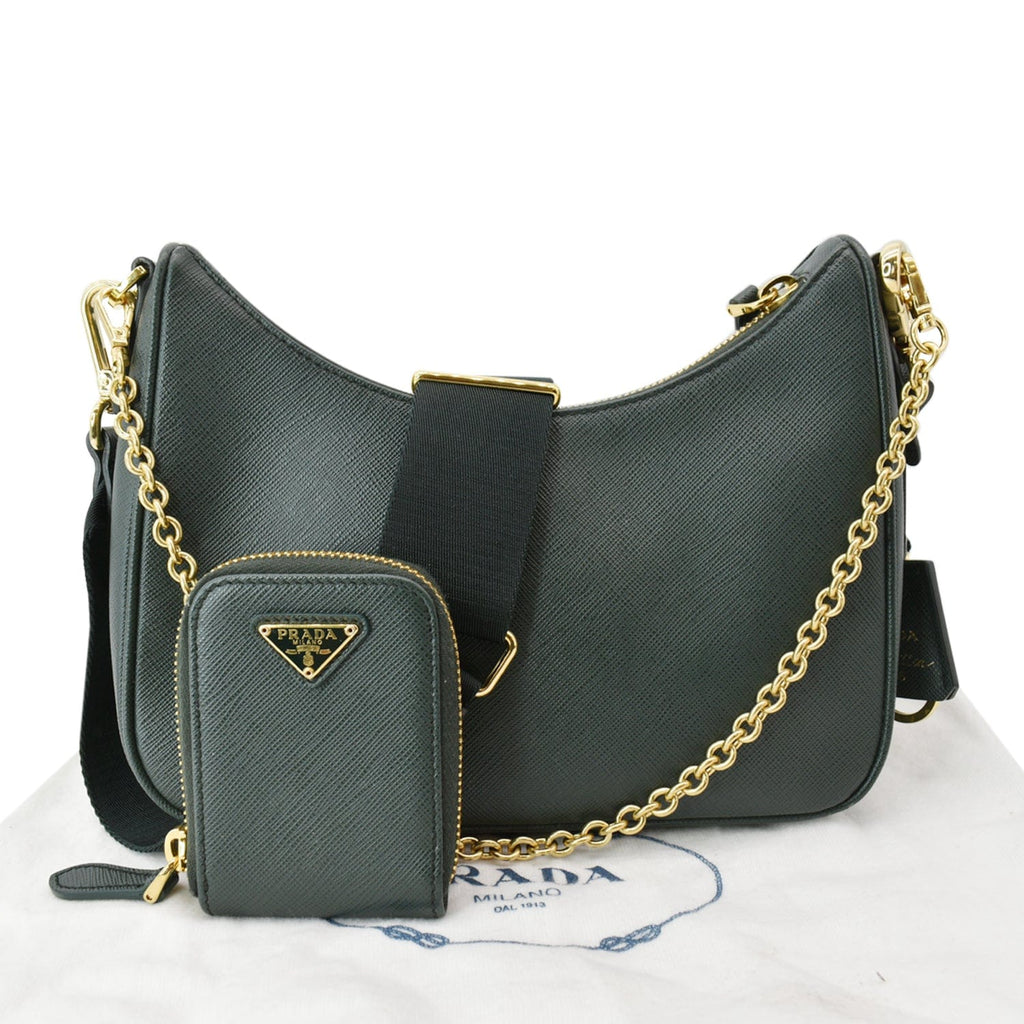 emerald prada bag