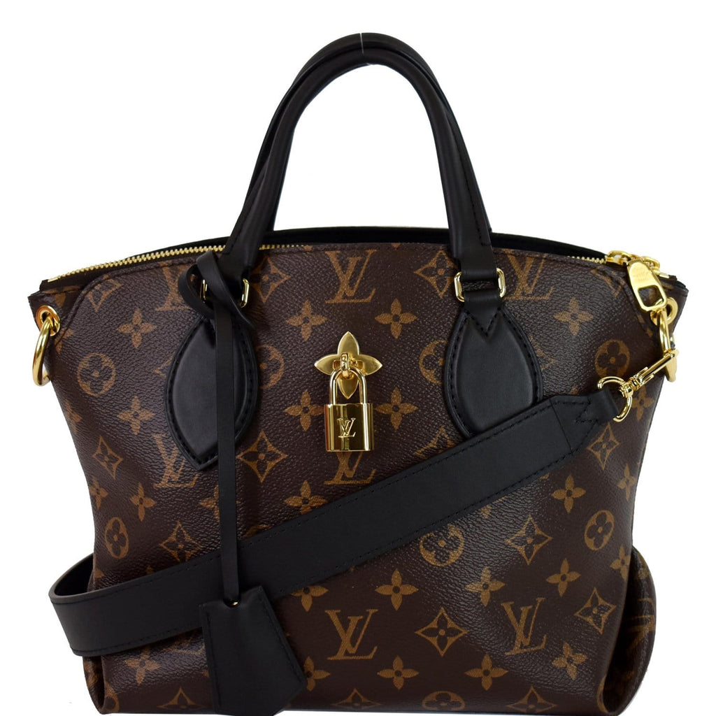 Louis Vuitton Flower PM Small Zip Satchel Brown Monogram Red – Gaby's Bags