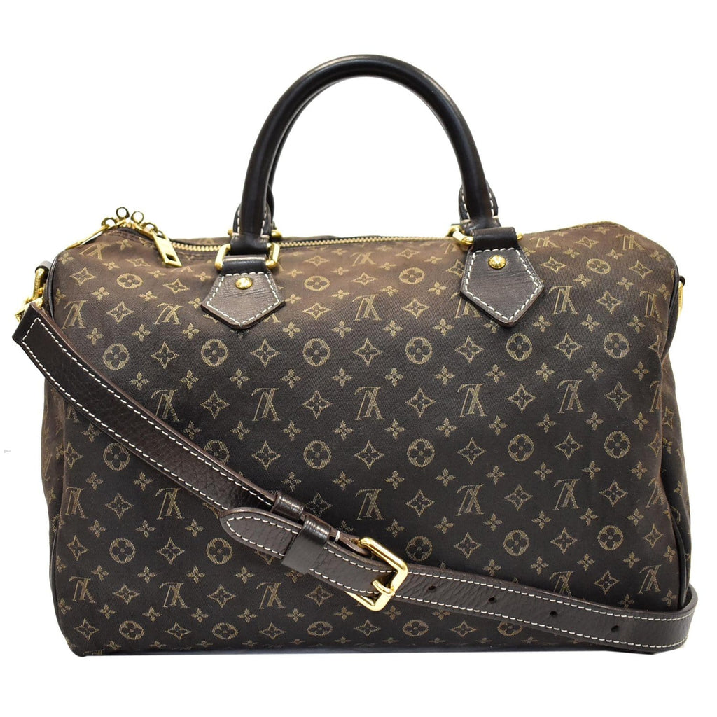 Auth Louis Vuitton Monogram Mini Lin Speedy 30 M95224 Women's Boston  Bag,Handbag Ebene