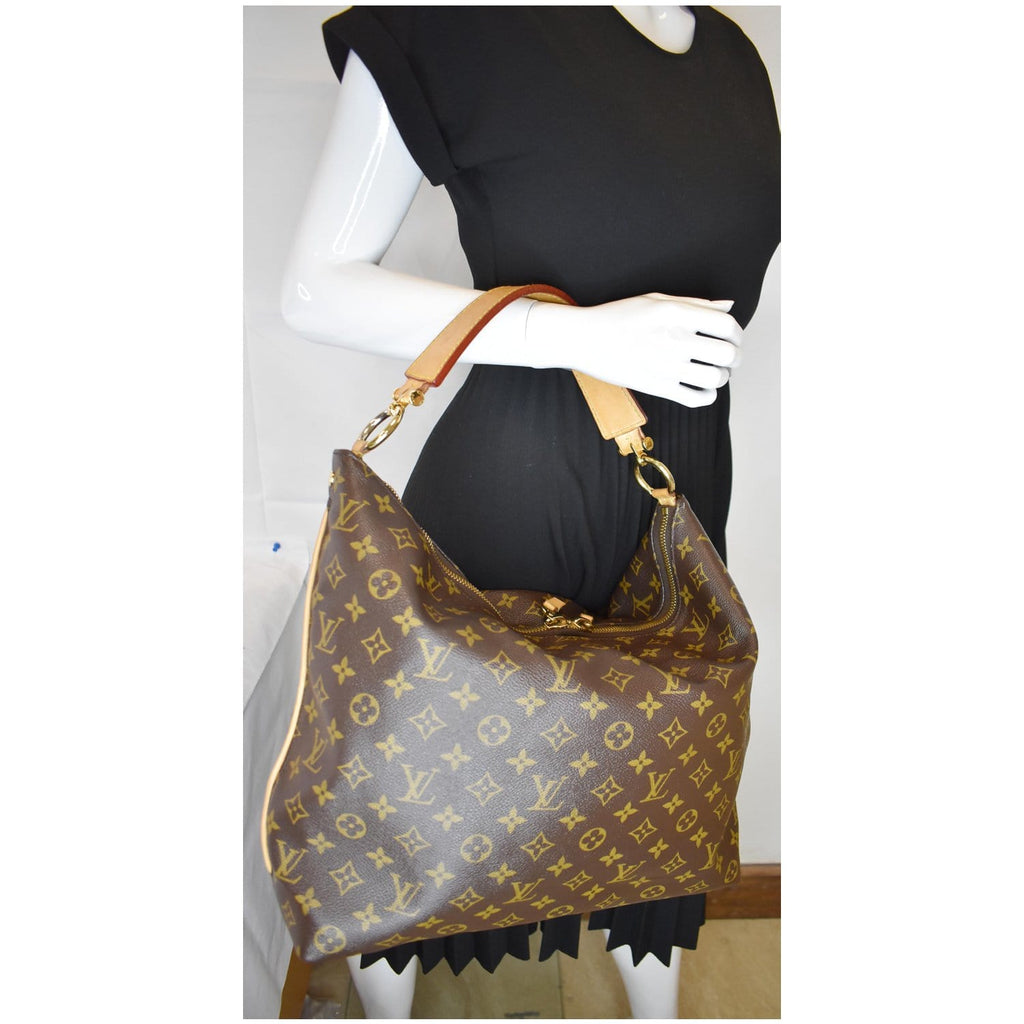 Louis Vuitton Louis Vuitton Sully MM Monogram Canvas Hobo Bag