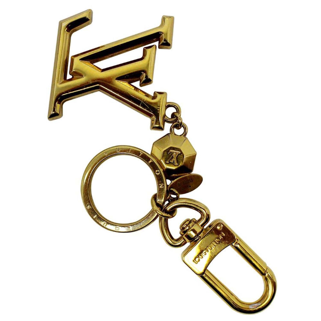 Louis Vuitton M00559 I LV U Bag Charm and Key Holder, Gold, One Size