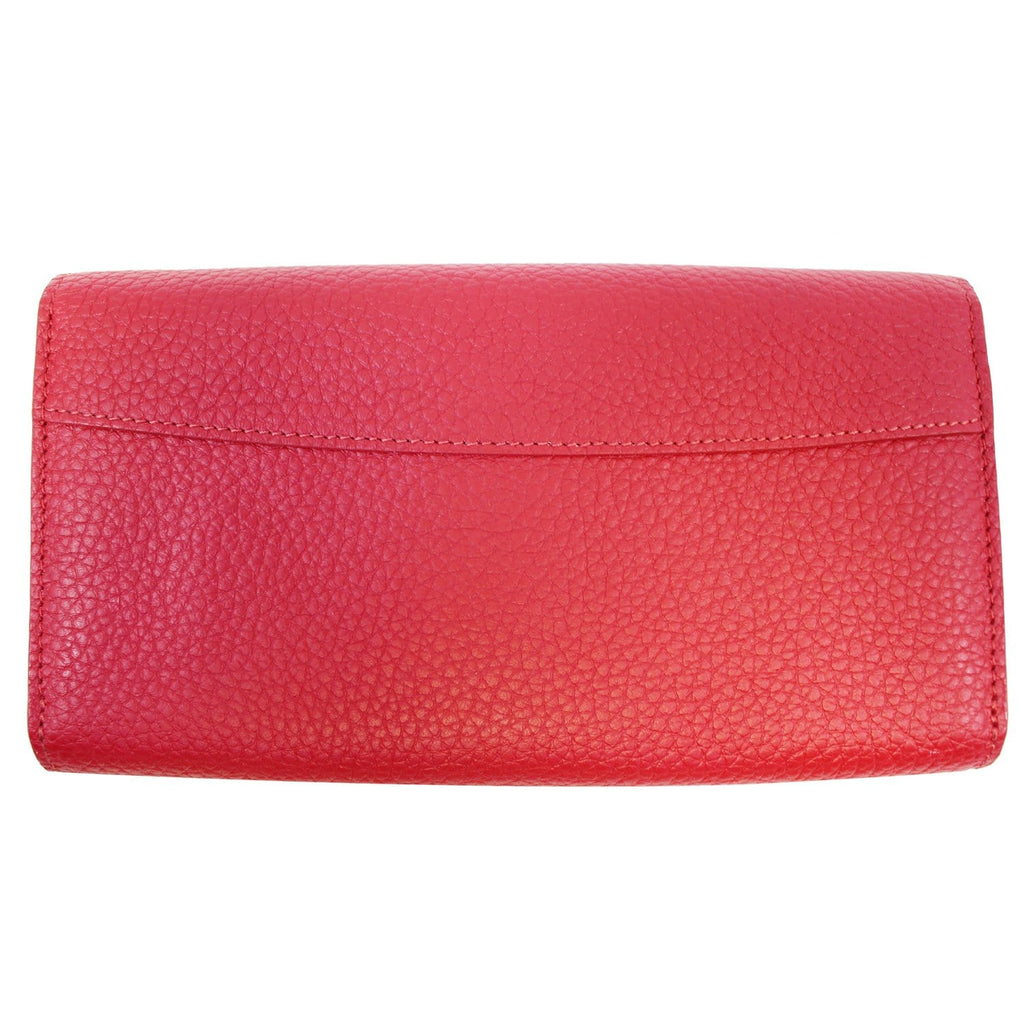 Capucines leather wallet Louis Vuitton Red in Leather - 22595132