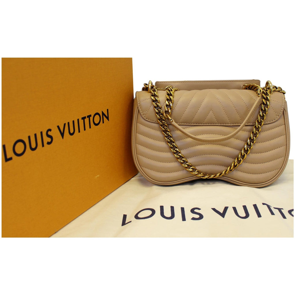 Louis Vuitton Noisette Calfskin New Wave Zipped Pochette - modaselle