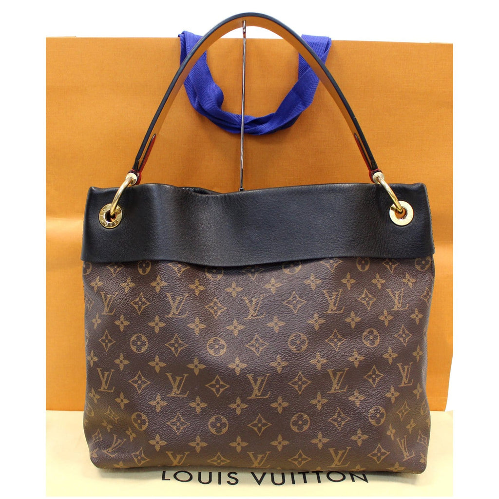 Louis Vuitton Tuileries Hobo Monogram Canvas with Leather Brown 1530851