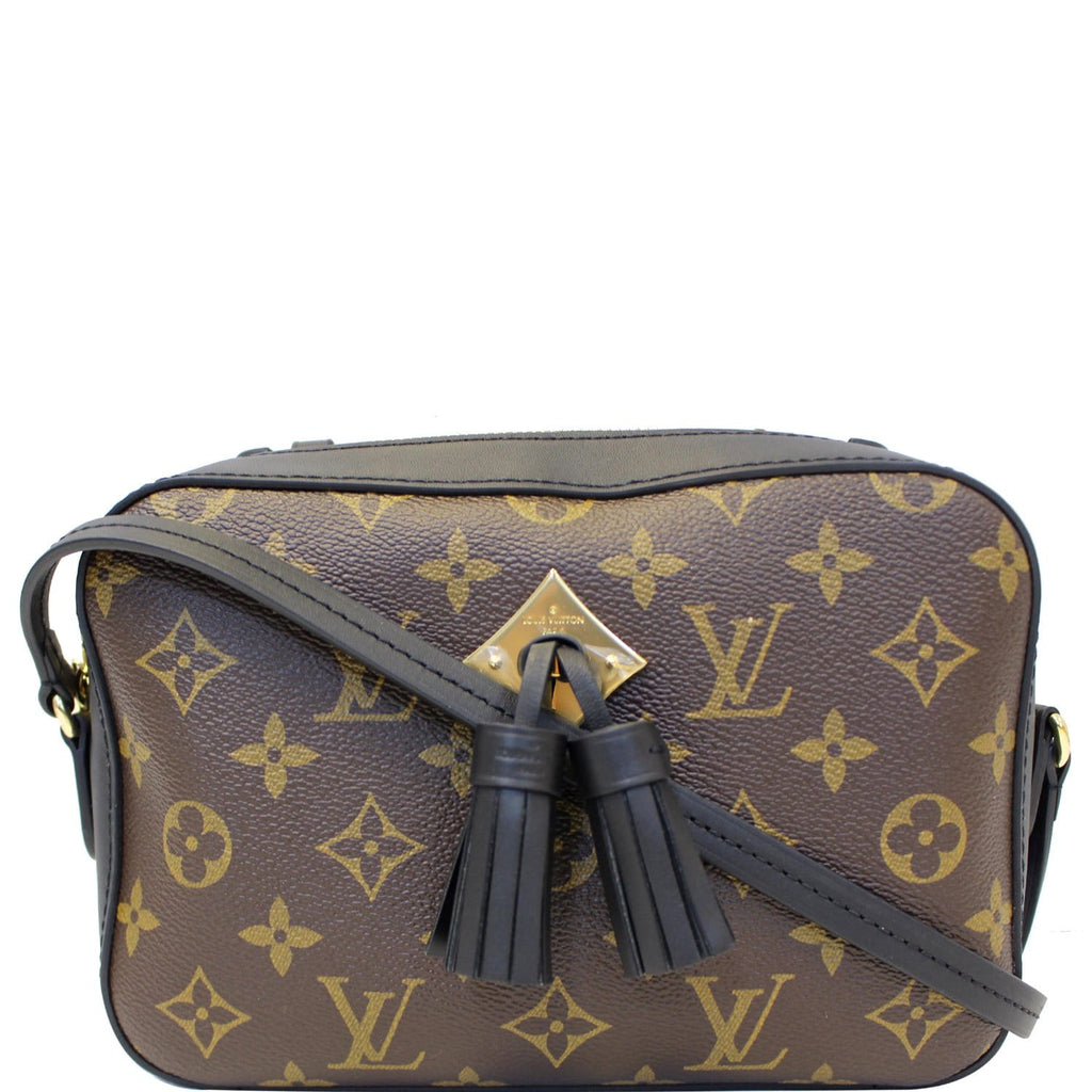 Louis Vuitton Monogram Saintonge Shoulder Bag M43555 Brown Black PVC L in  2023