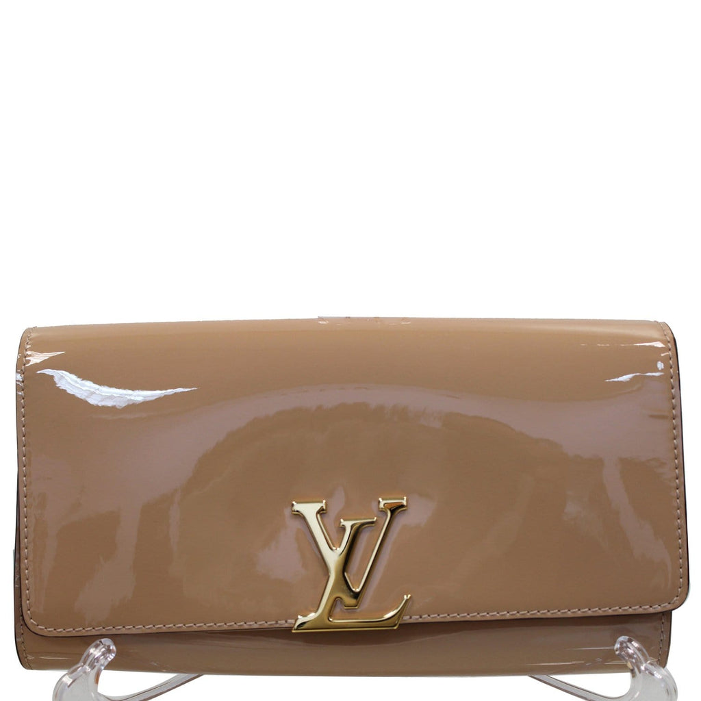 LV Nude Patent Leather Louise ew clutch – The Closet