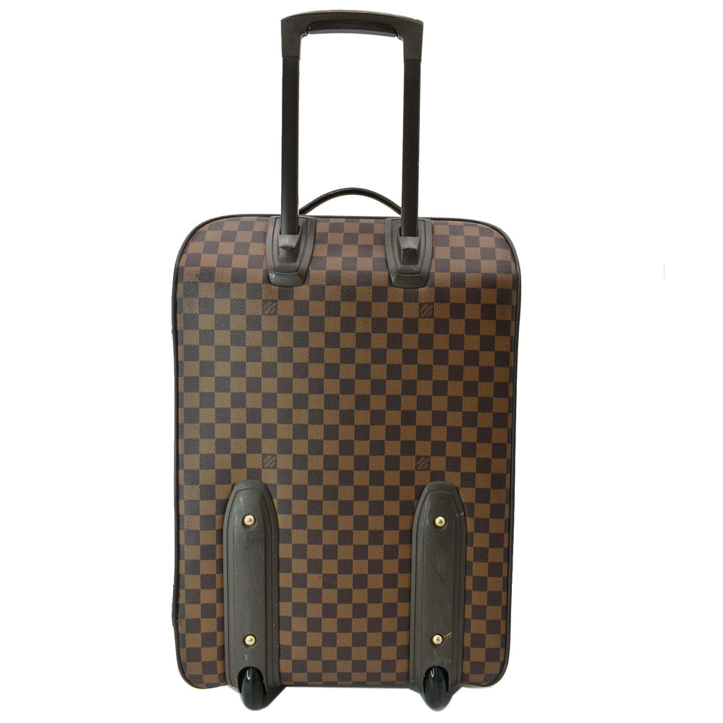 Brown Louis Vuitton Damier Ebene Pegase 60 Travel Bag – Designer