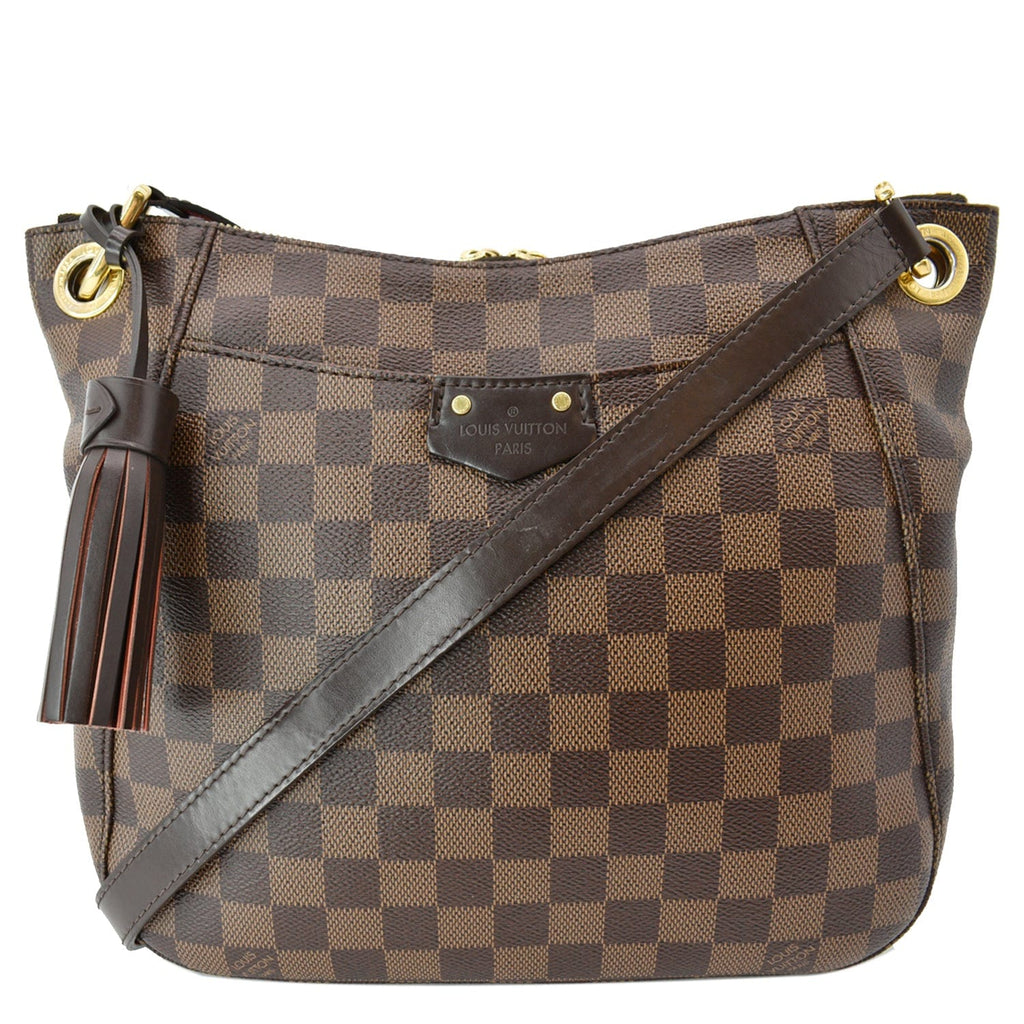 South bank leather crossbody bag Louis Vuitton Brown in Leather - 32151865