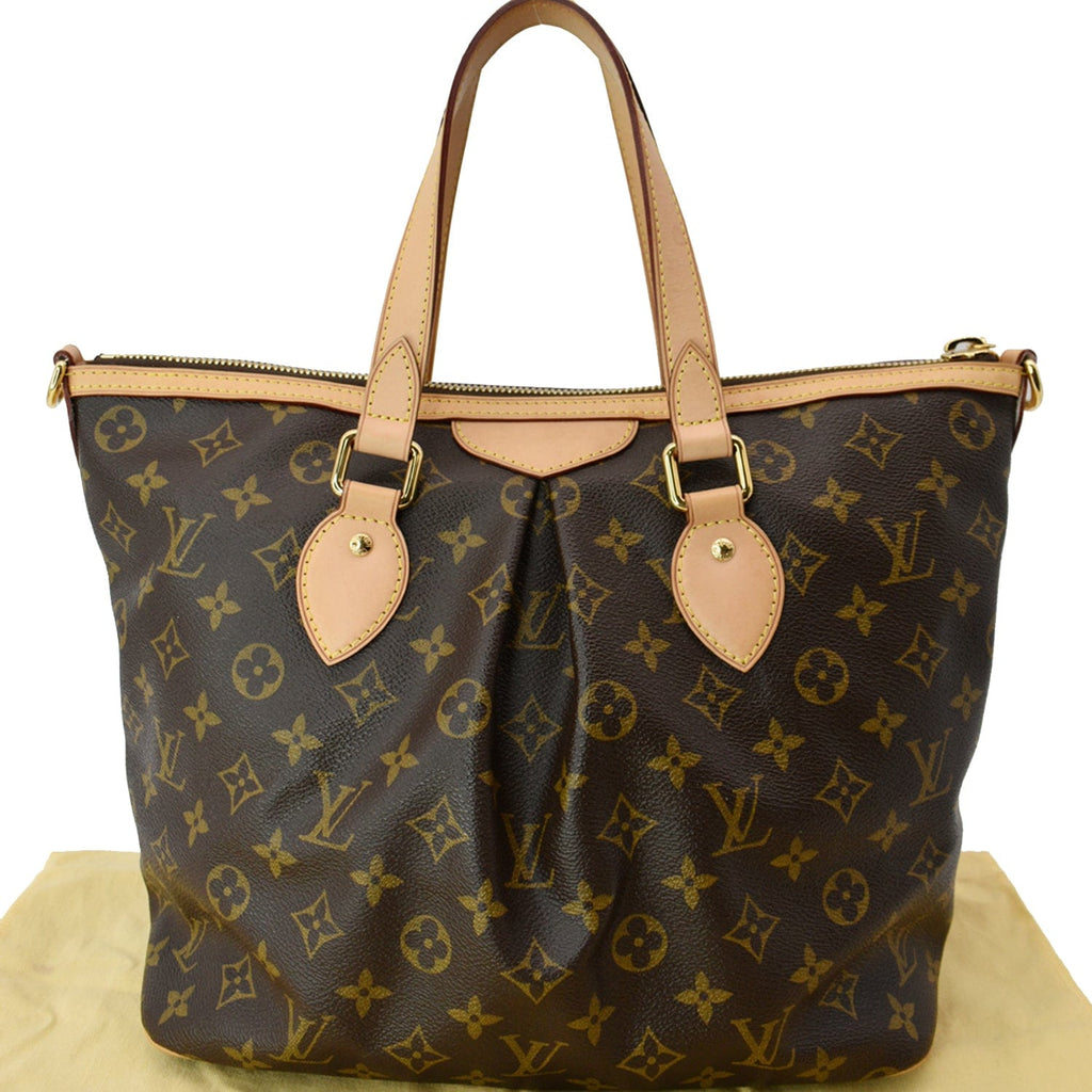 Louis Vuitton - Authenticated Palermo Handbag - Synthetic Brown for Women, Very Good Condition