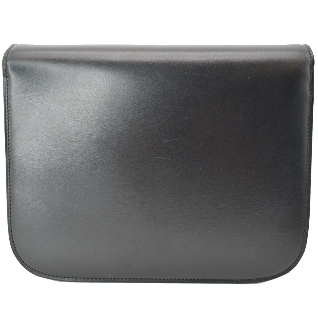 CELINE black leather MEDIUM CLASSIC BOX Shoulder Bag at 1stDibs  celine  medium classic leather shoulder bag medium / black, celine messenger bag, celine  black crossbody bag