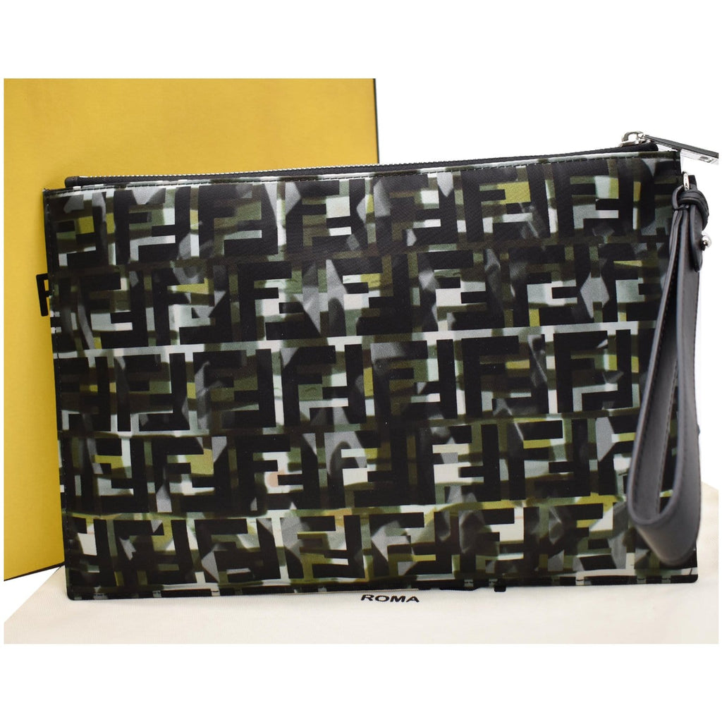 FENDI Multicolor FF Nylon Camouflage Print Backpack - The Purse Ladies