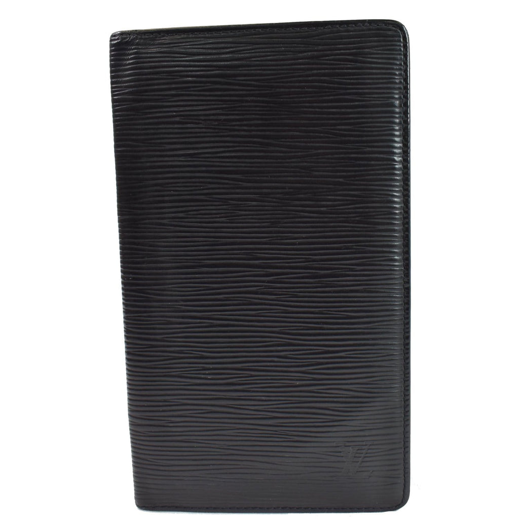 Passport cover leather purse Louis Vuitton Black in Leather - 37261138