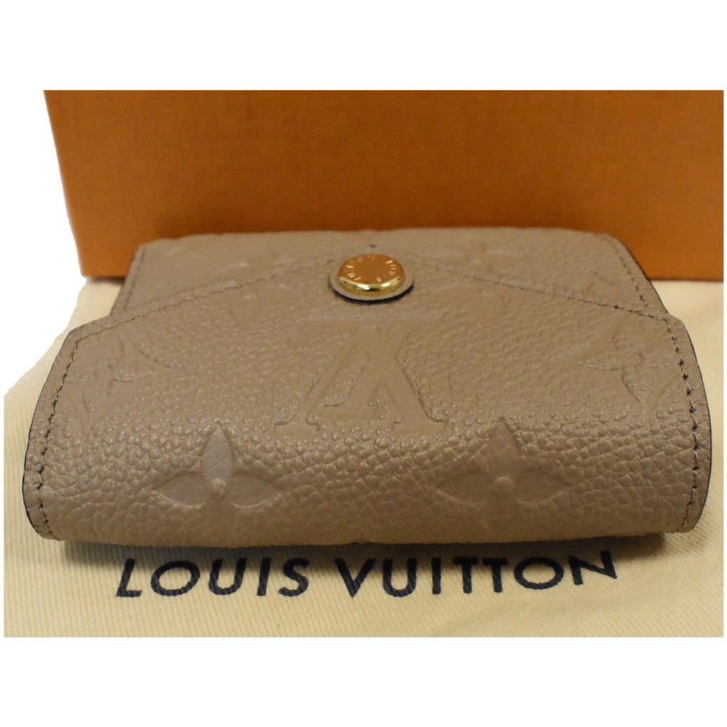 Louis Vuitton Zoe Wallet Monogram Empreinte Leather Black 1008102