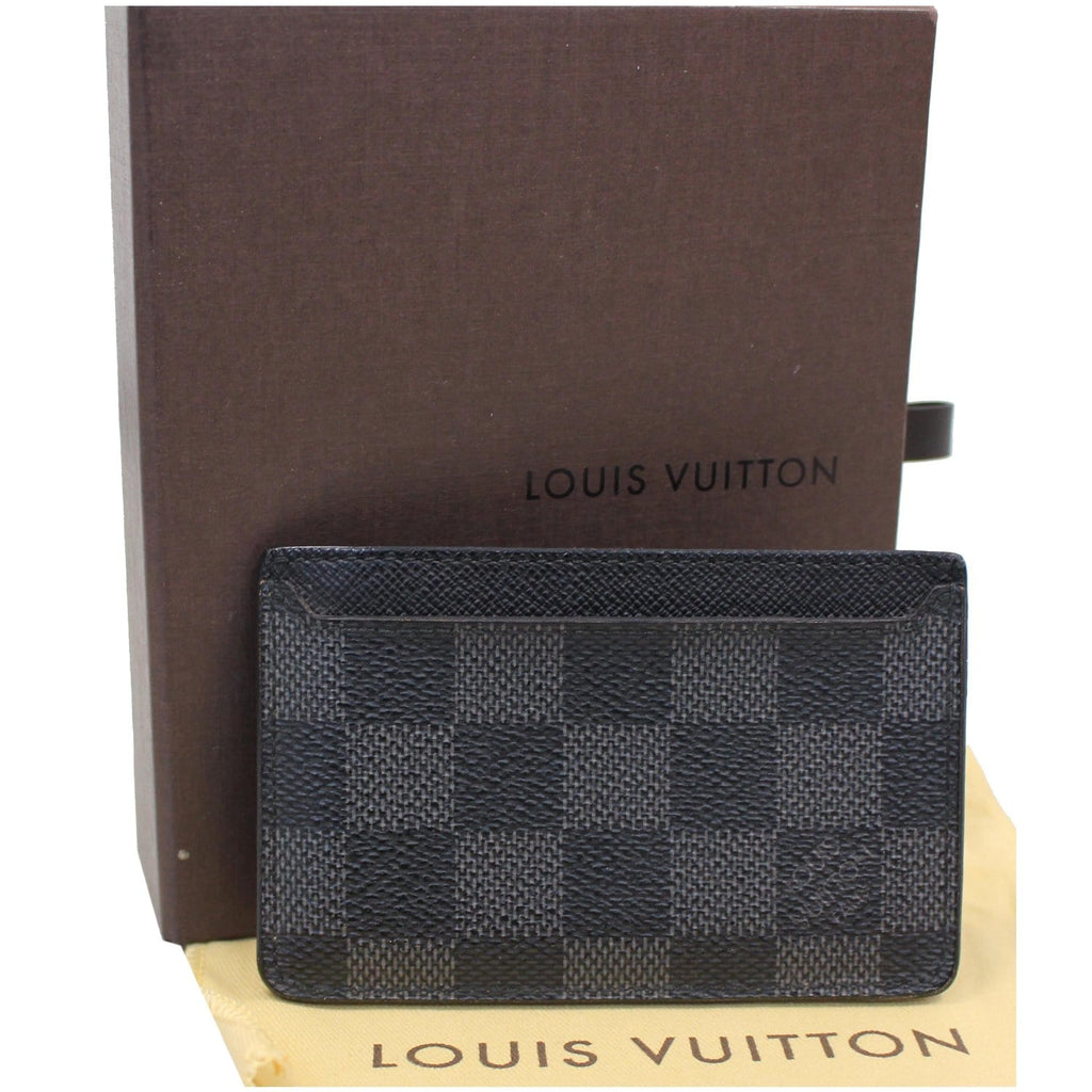 LOUIS VUITTON Damier Graphite Card Holder - More Than You Can Imagine