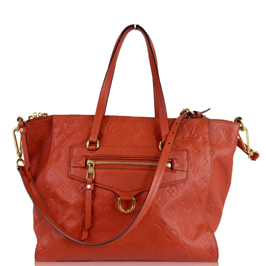 Louis Vuitton Red Leather Lumineuse Pm Shoulder Bag Auction