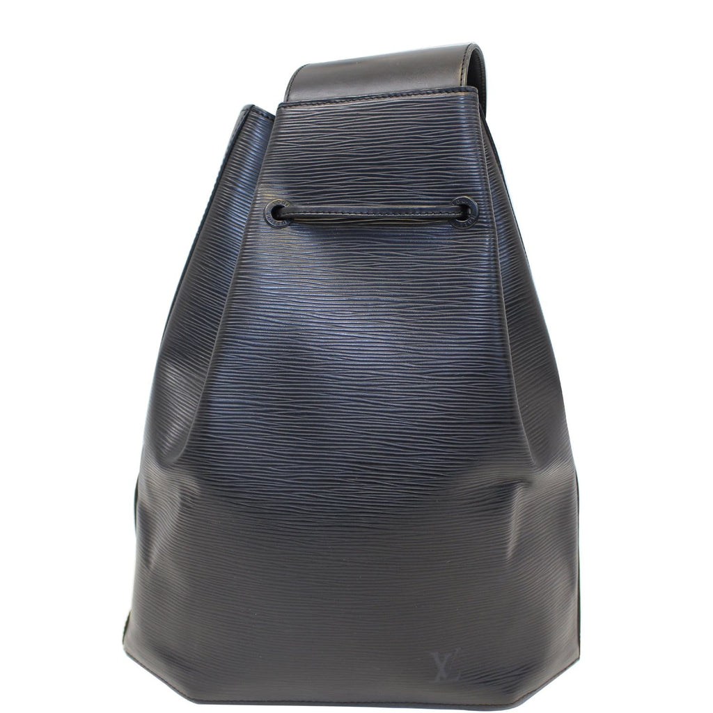 Louis Vuitton, Bags, Louis Vuitton Sac A Dos Black Epi Leather Noir  Asymmetrical Backpack