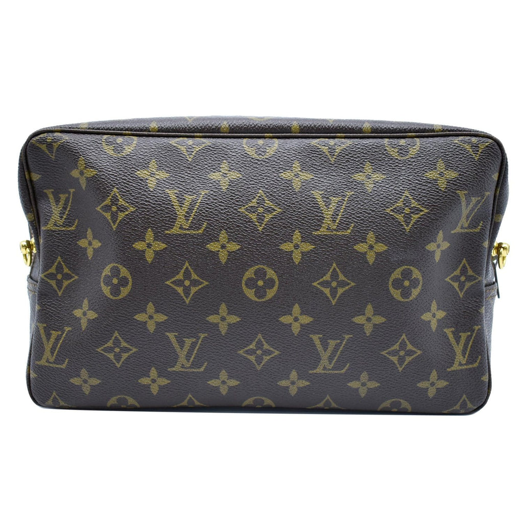 Trousse de toilette cloth vanity case Louis Vuitton Brown in Cloth -  22634367