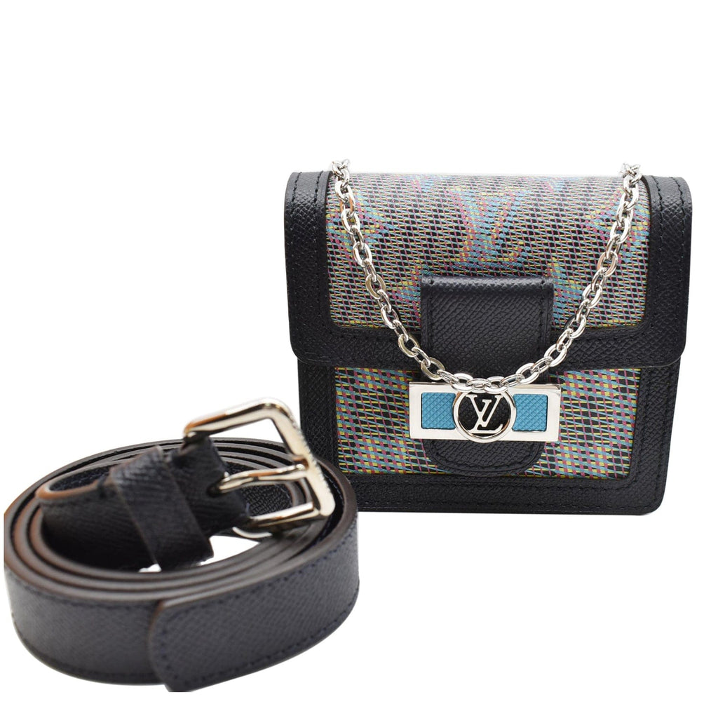 Louis Vuitton Bumbag Dauphine Damier Monogram LV Pop BB Blue in Calf  Leather with SIlver-tone - US