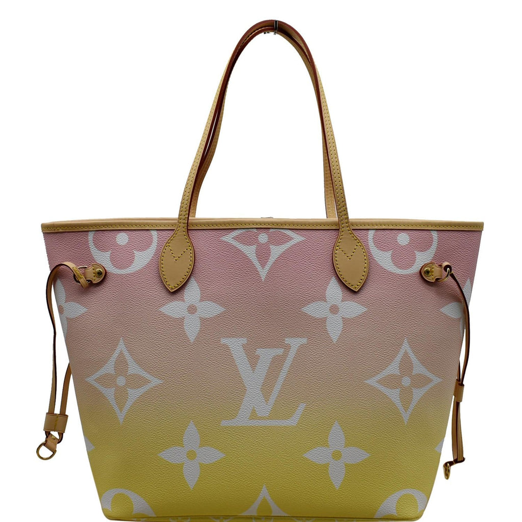 Louis Vuitton Blue Monogram By the Pool Neverfull MM Tote Bag with Pouch  49lvs423