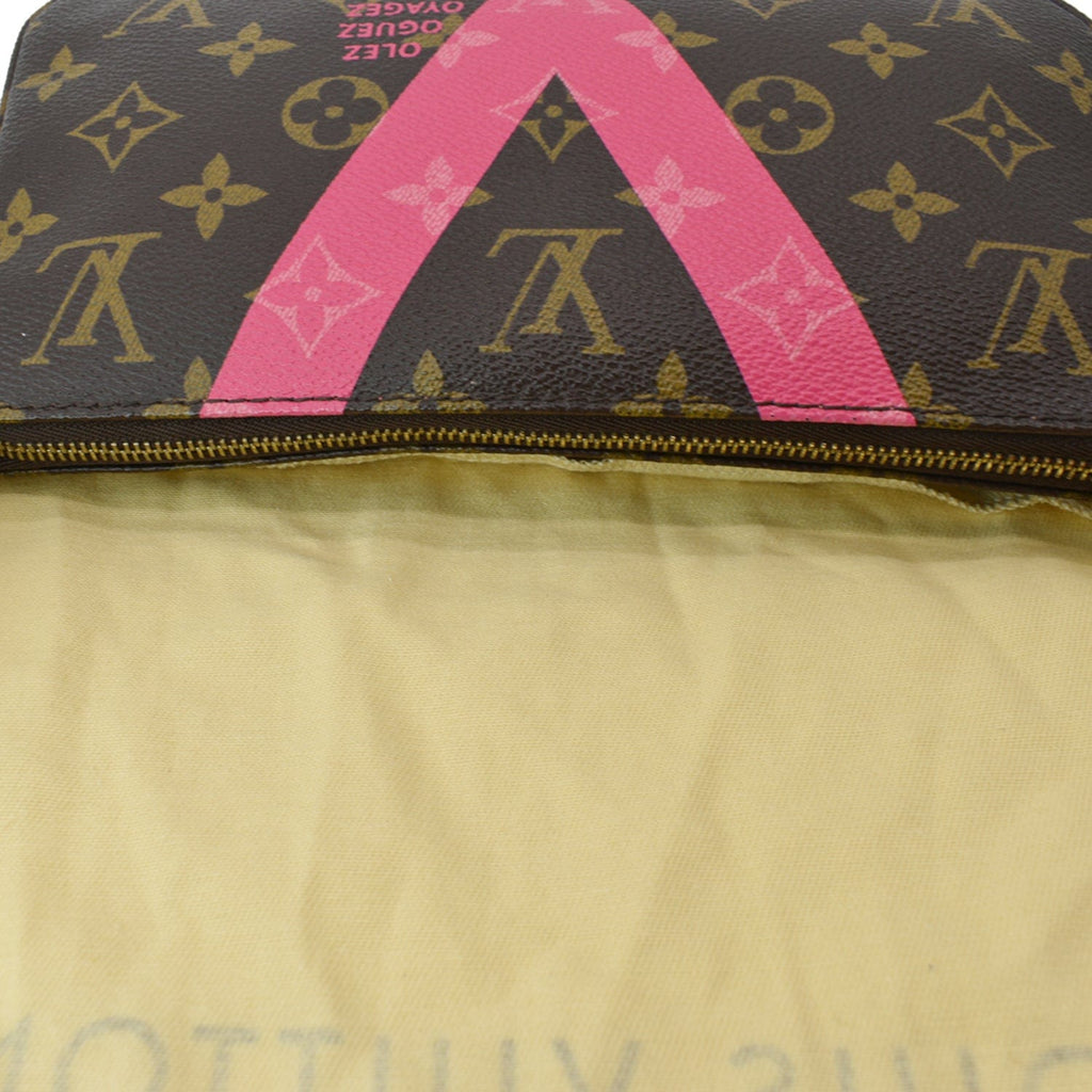 Louis Vuitton Cosmetic Pouch in Monogram Grenade Pink V Limited Edition -  SOLD