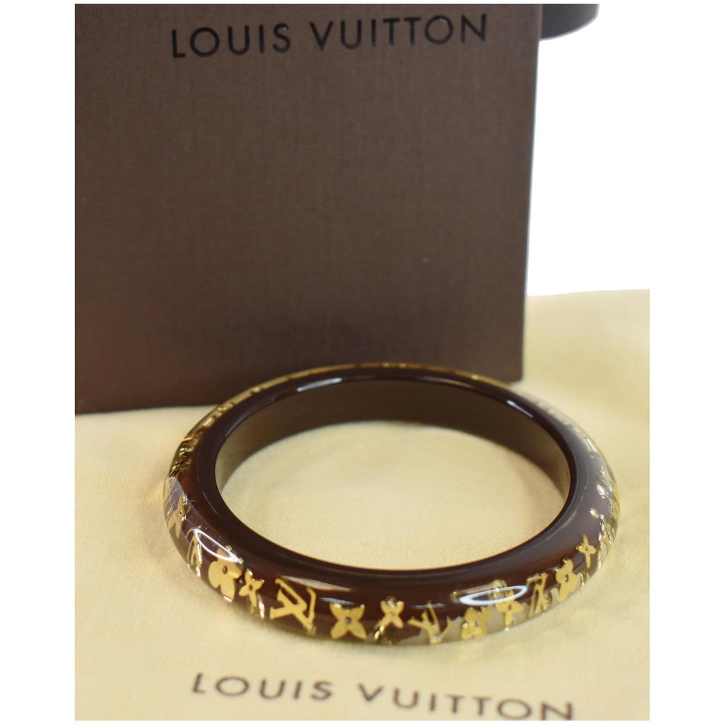Louis Vuitton Ecaille Monogram Inclusion Art Deco TPM Bracelet