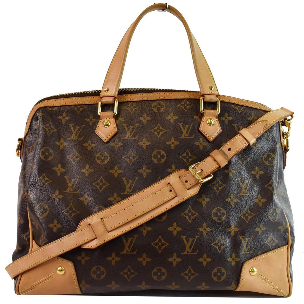 Louis Vuitton Retiro Handbag Monogram Canvas GM Brown 1806181