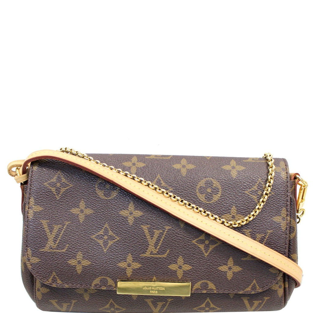 Félicie leather crossbody bag Louis Vuitton Brown in Leather - 37281487