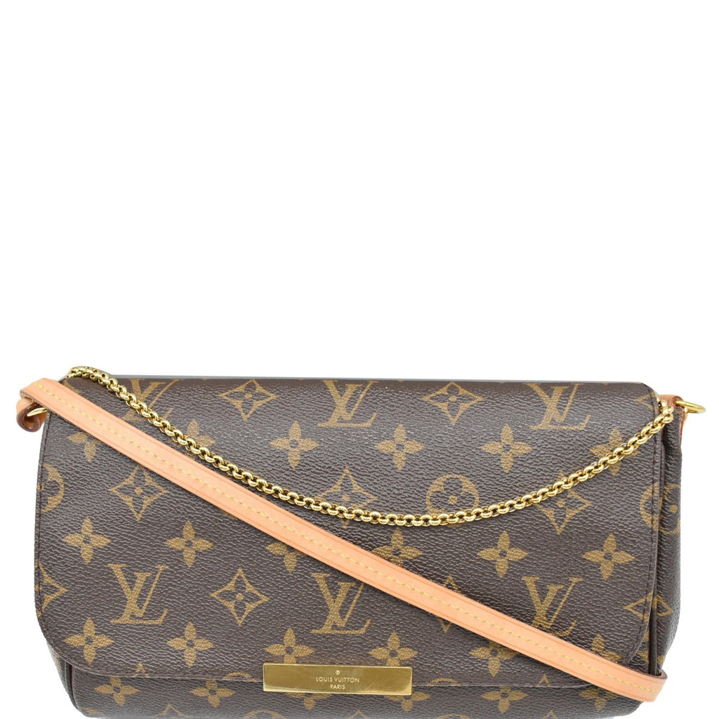 Louis Vuitton, Bags, Louis Vuitton Favorite Mm Monogram Chain Clutch  Crossbody Du24